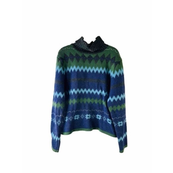Field Gear vintage striped Cosbycore grandpa sweater Grannycore lambswool blend - Picture 1 of 5